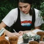 Ilustracja przedstawiająca etapy projektowania ogrodu od planu do realizacji